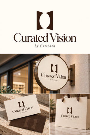 Logo Design by smokyy26 for Curated Vision by Gretchen | Design: #37738400