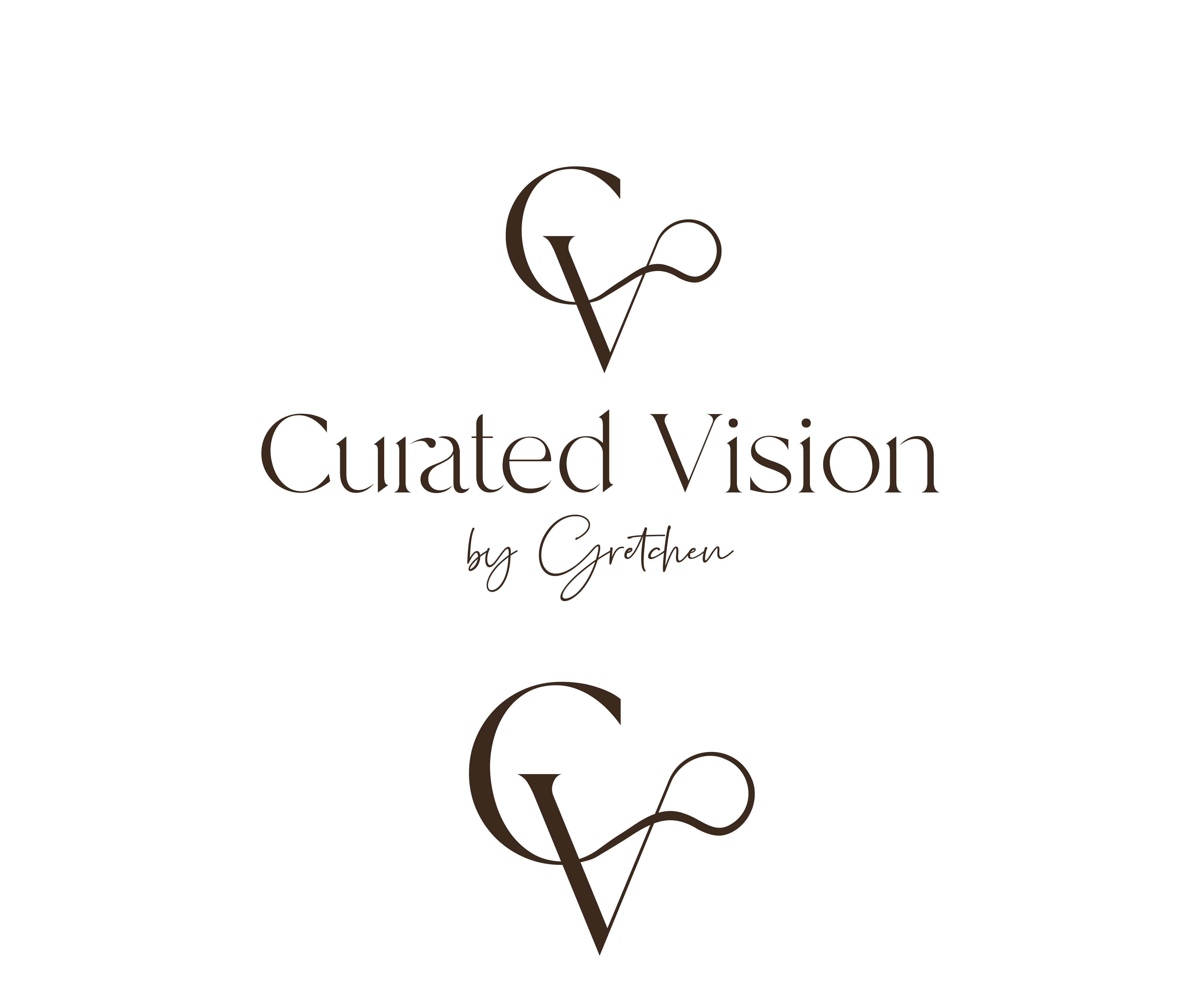 Logo Design by sushsharma99 for Curated Vision by Gretchen | Design #37713398