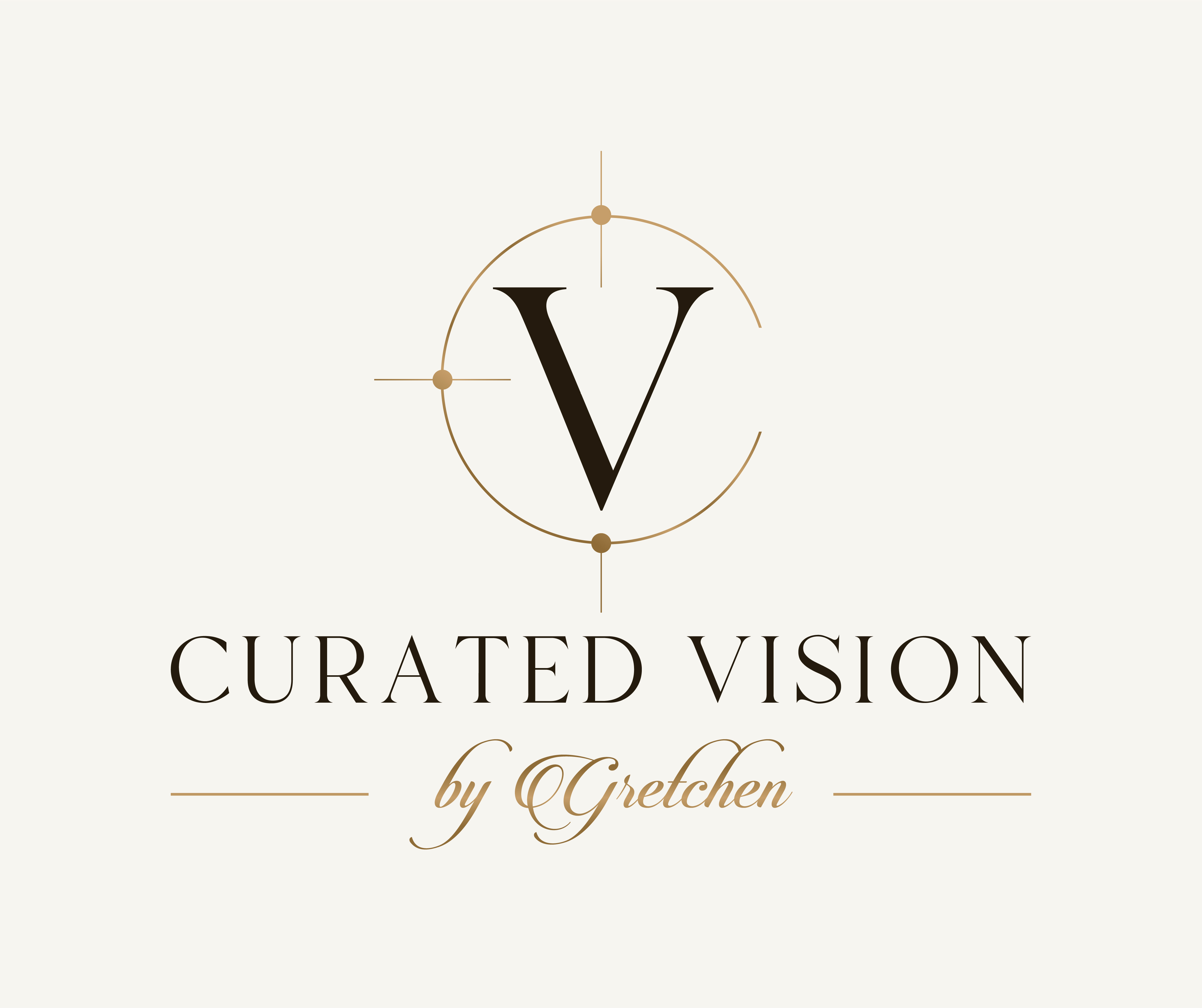 Logo Design by sushsharma99 for Curated Vision by Gretchen | Design #37728266