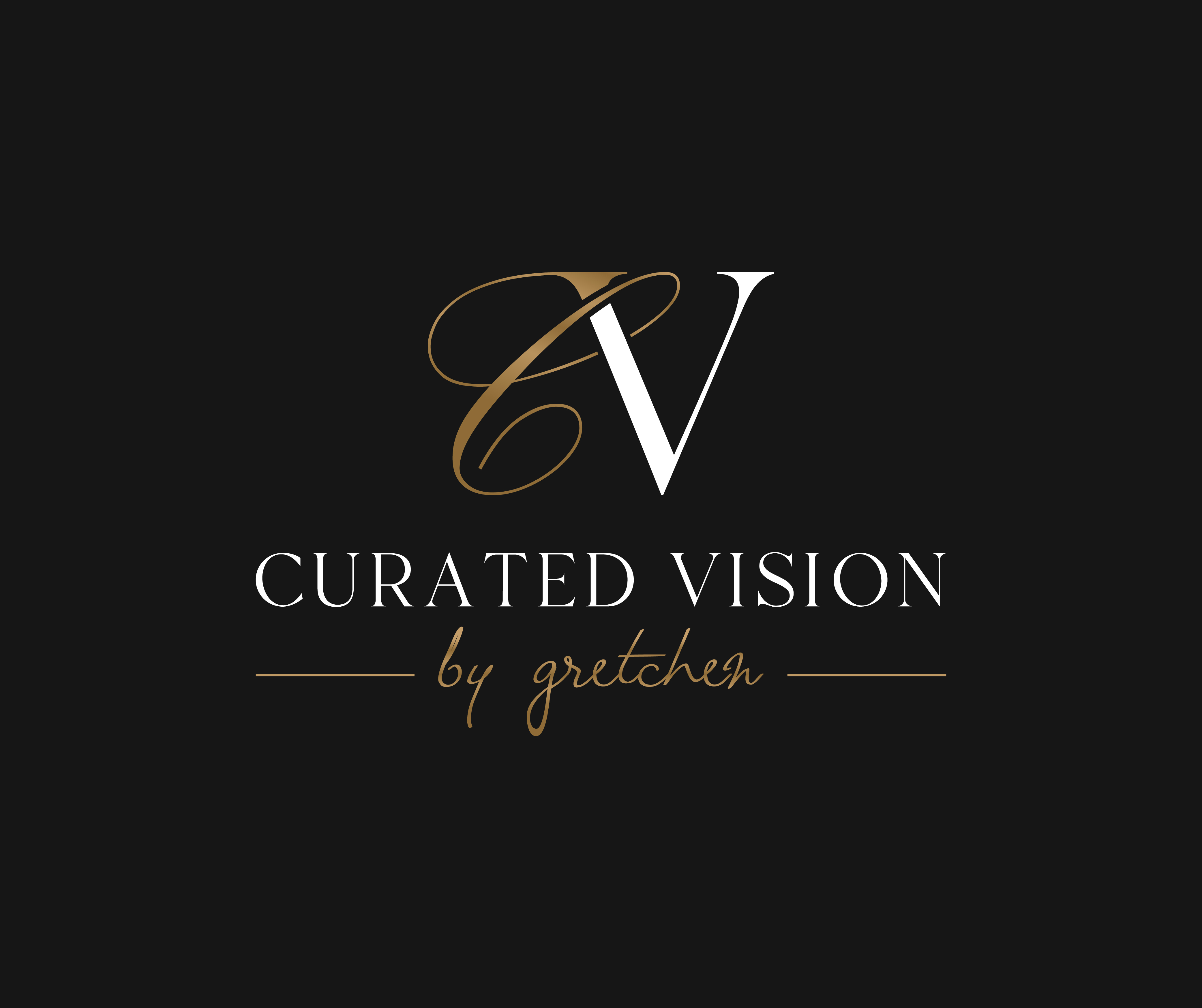 Logo Design by sushsharma99 for Curated Vision by Gretchen | Design #37728466