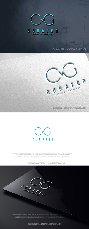 Logo Design by zebronicgraphic for Curated Vision by Gretchen | Design: #37714319