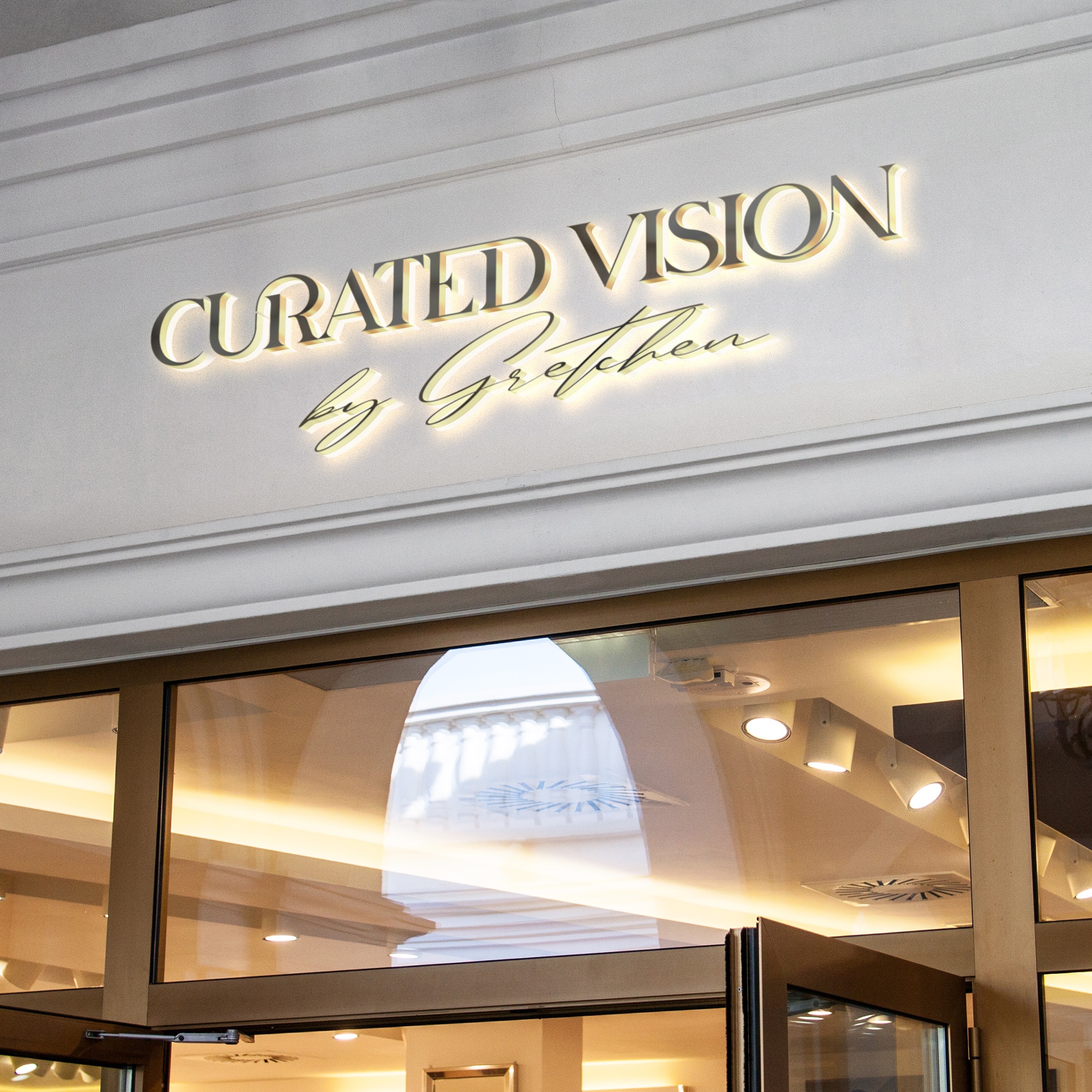Logo Design by ares_h1 for Curated Vision by Gretchen | Design #37713443