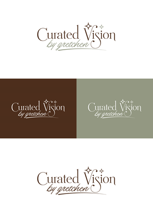 Logo Design by Maxo-Biz for Curated Vision by Gretchen | Design: #37713844