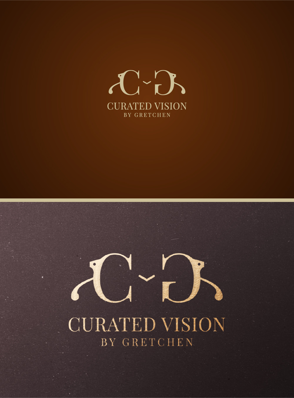 Logo Design by vidarshana 2 for Curated Vision by Gretchen | Design #37723532
