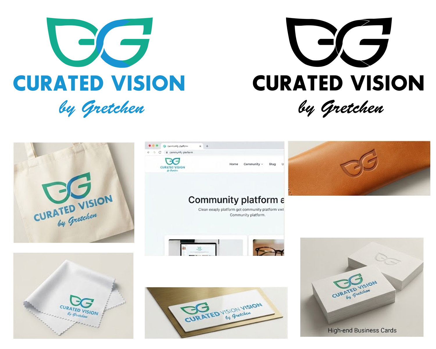 Logo Design by AA Solutions for Curated Vision by Gretchen | Design #37725721