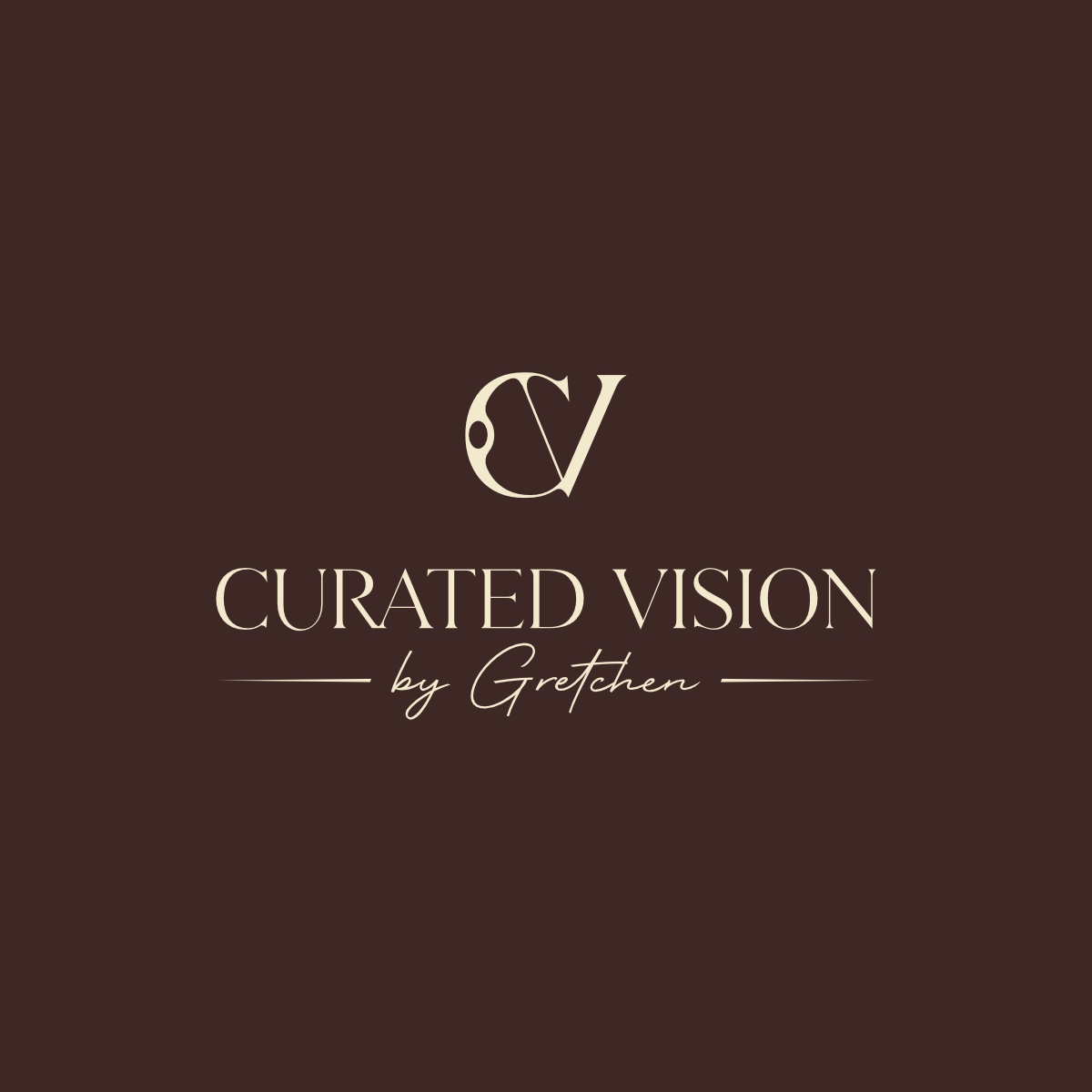 Logo Design by Ashani Bhattacharya for Curated Vision by Gretchen | Design #37716392