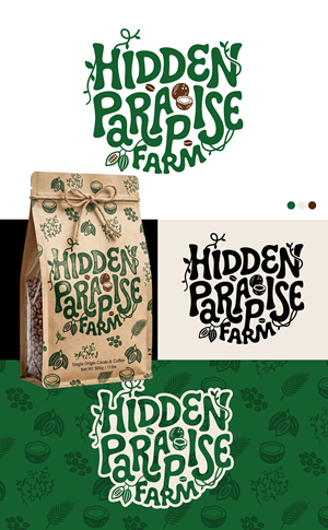 Logo Design by Duvai Studio for Hidden Paradise Farm | Design: #37716440