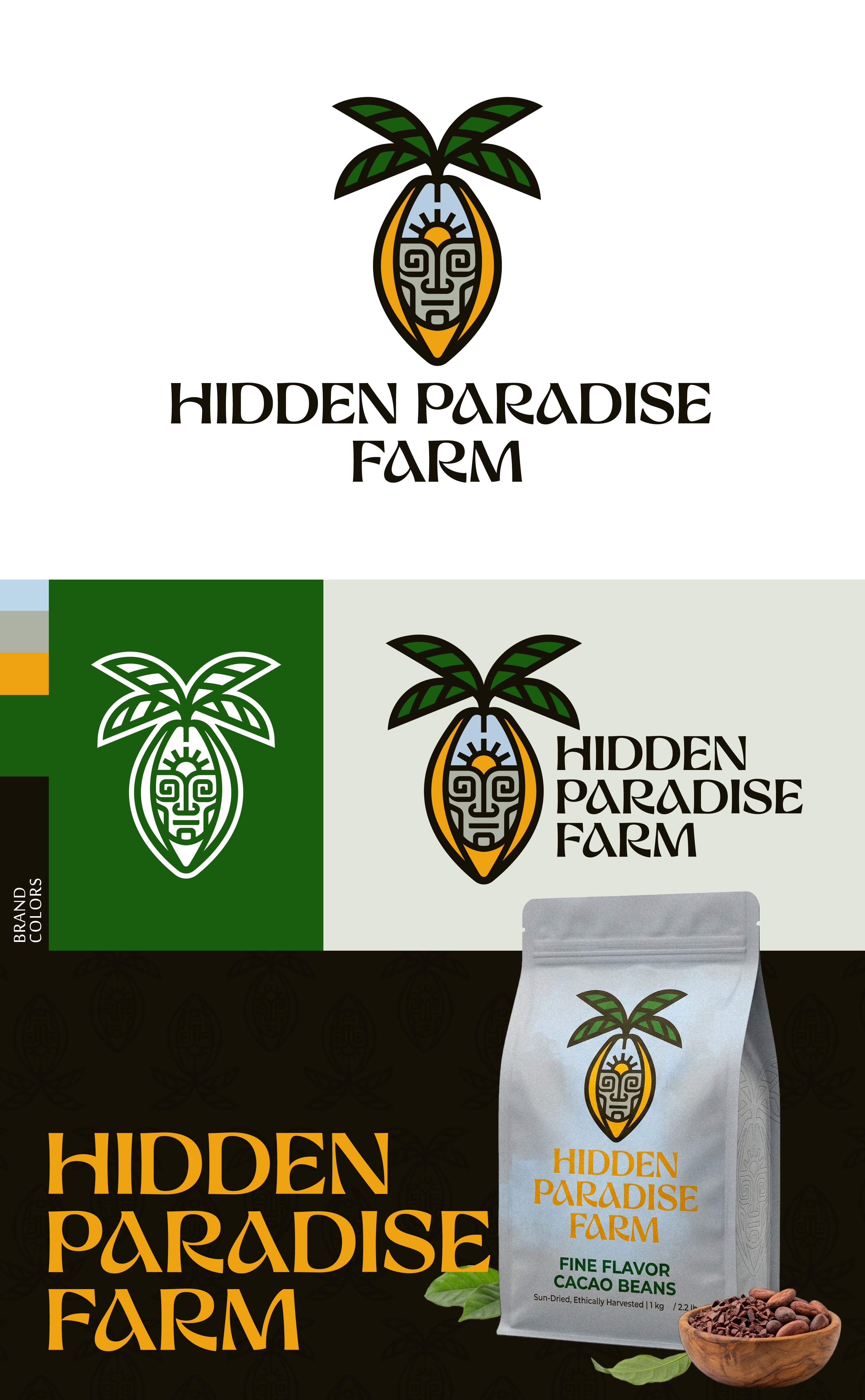 Logo Design by Duvai Studio for Hidden Paradise Farm | Design #37719534