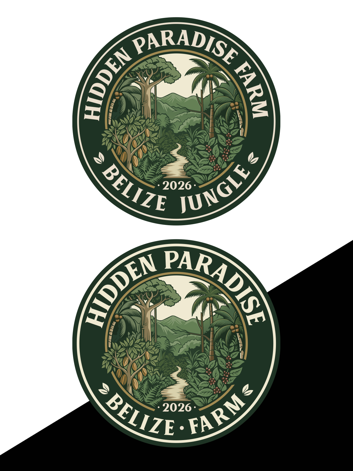 Logo Design by StudioD™ for Hidden Paradise Farm | Design #37717476