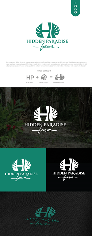 Logo Design by Jelena B for Hidden Paradise Farm | Design: #37714852