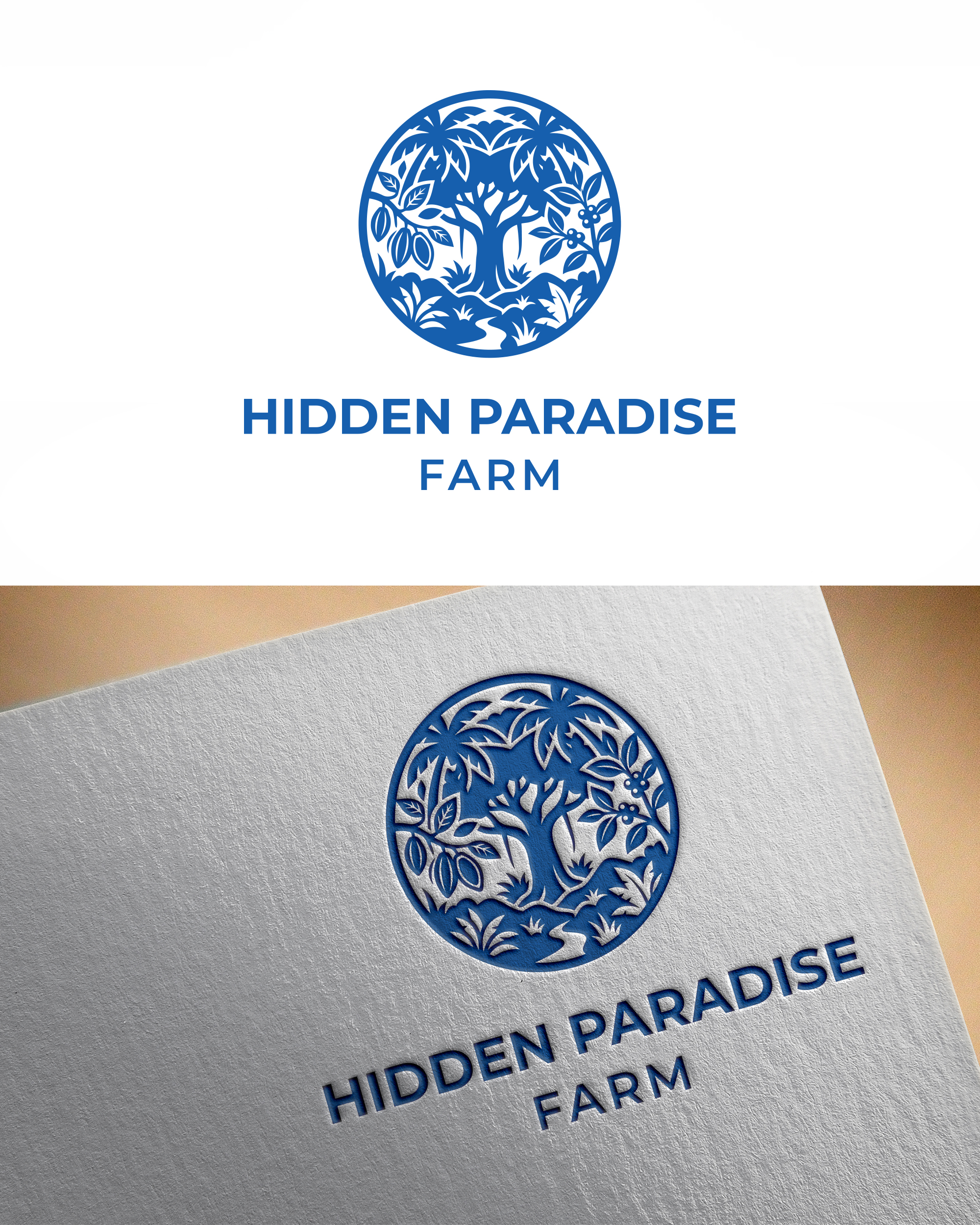 Logo Design by Visionary Creations for Hidden Paradise Farm | Design #37718422