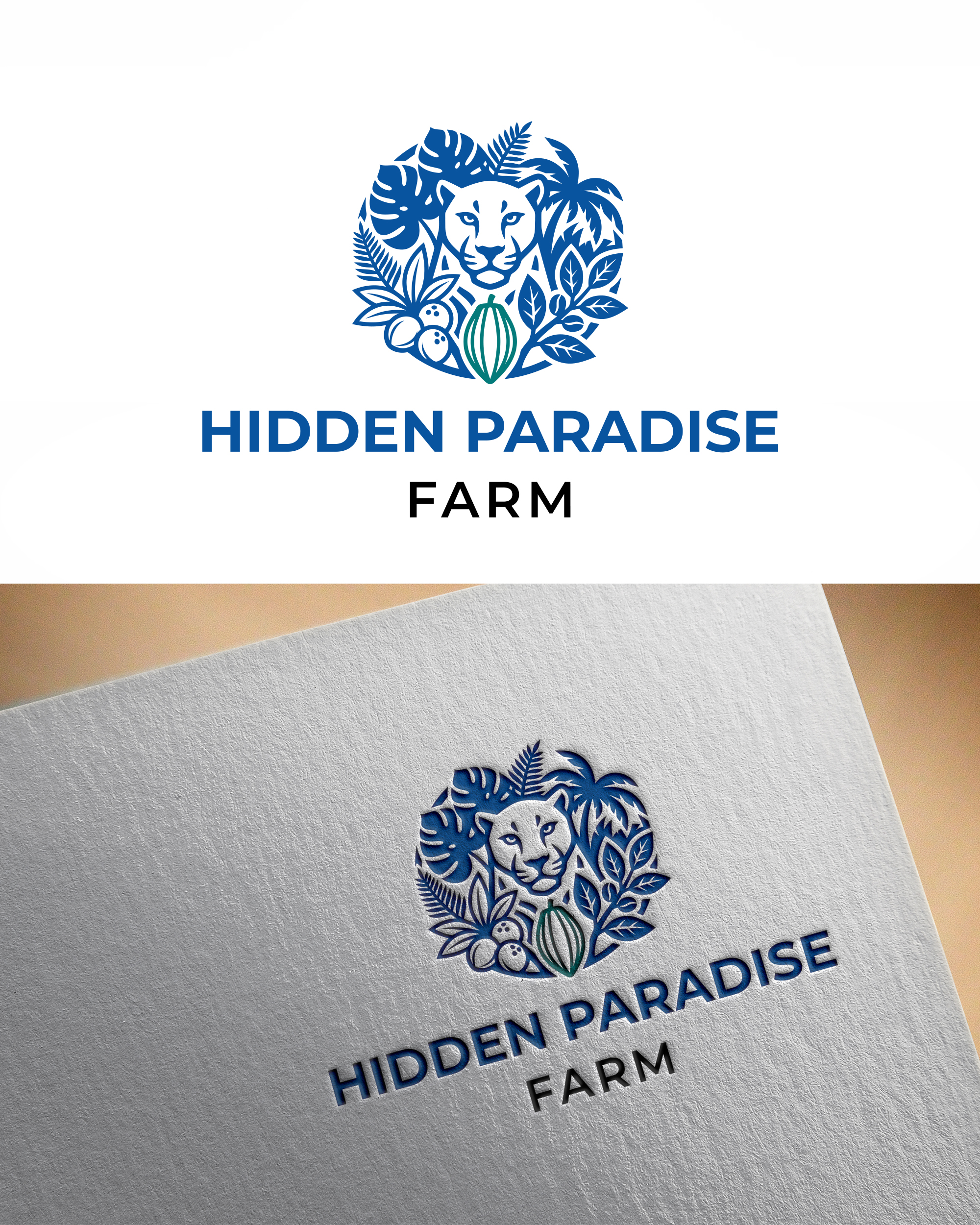 Logo Design by Visionary Creations for Hidden Paradise Farm | Design #37718423