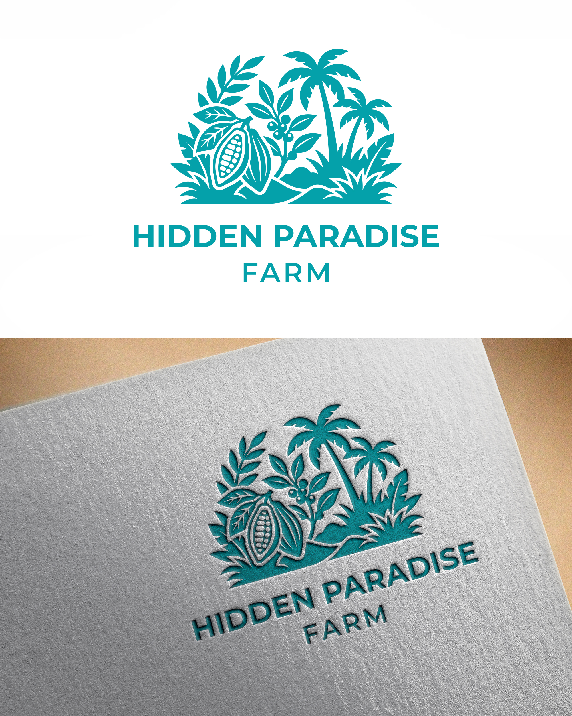 Logo Design by Visionary Creations for Hidden Paradise Farm | Design #37718425