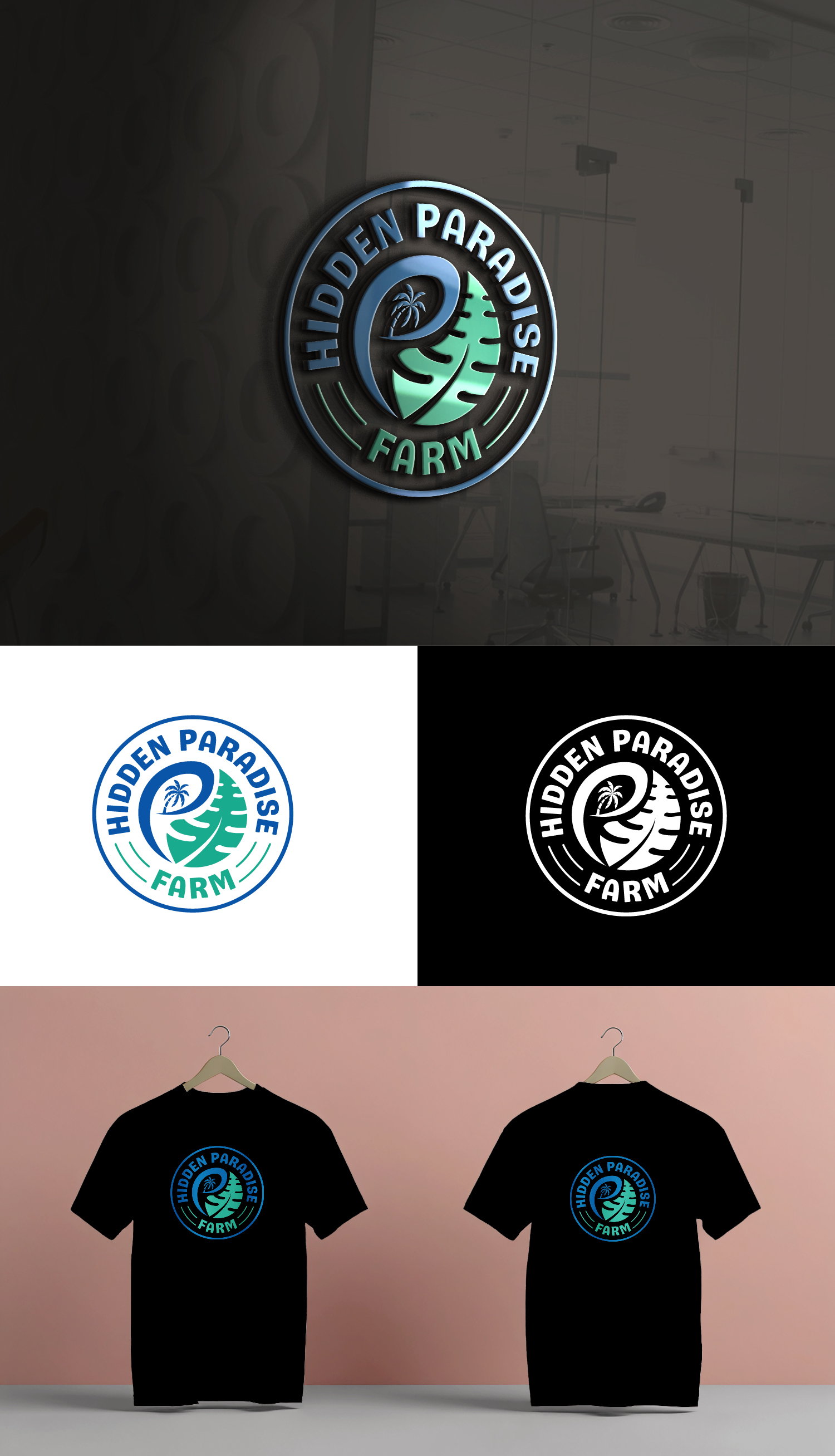 Logo Design by S.H Designs for Hidden Paradise Farm | Design #37715052