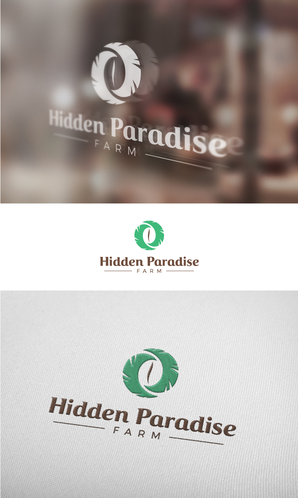 Logo Design by AAZ_Studio for Hidden Paradise Farm | Design #37720041