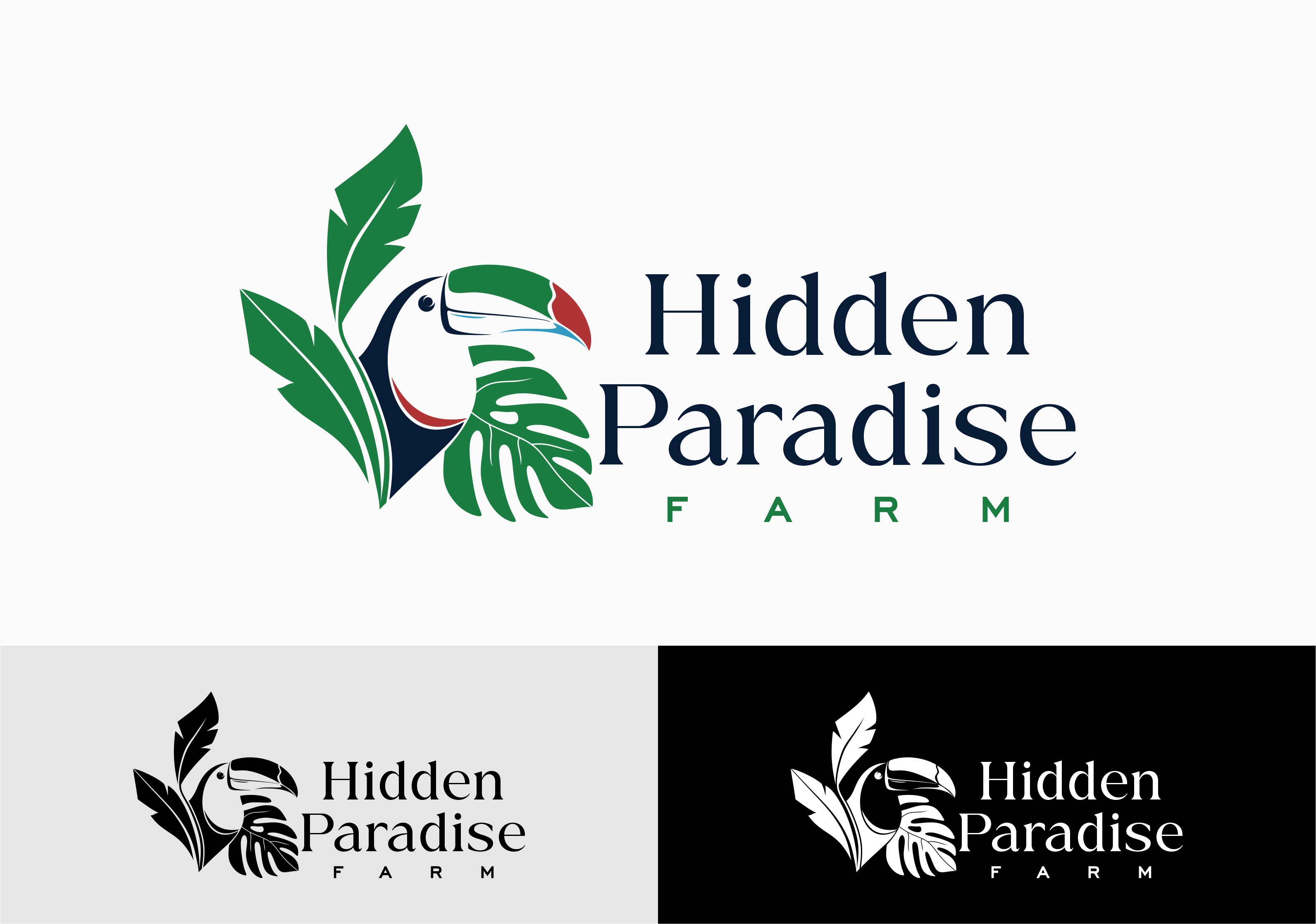 Logo Design by erikdesign for Hidden Paradise Farm | Design #37717772