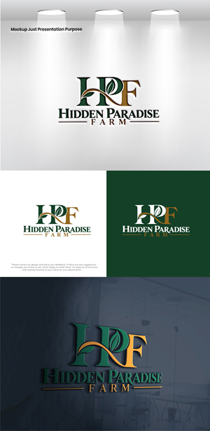 Logo Design by Pixel Signature for Hidden Paradise Farm | Design: #37716934