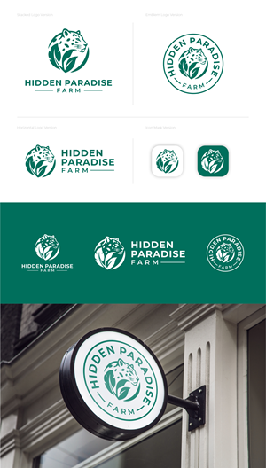 Logo Design by Noekha Studio for Hidden Paradise Farm | Design: #37732838