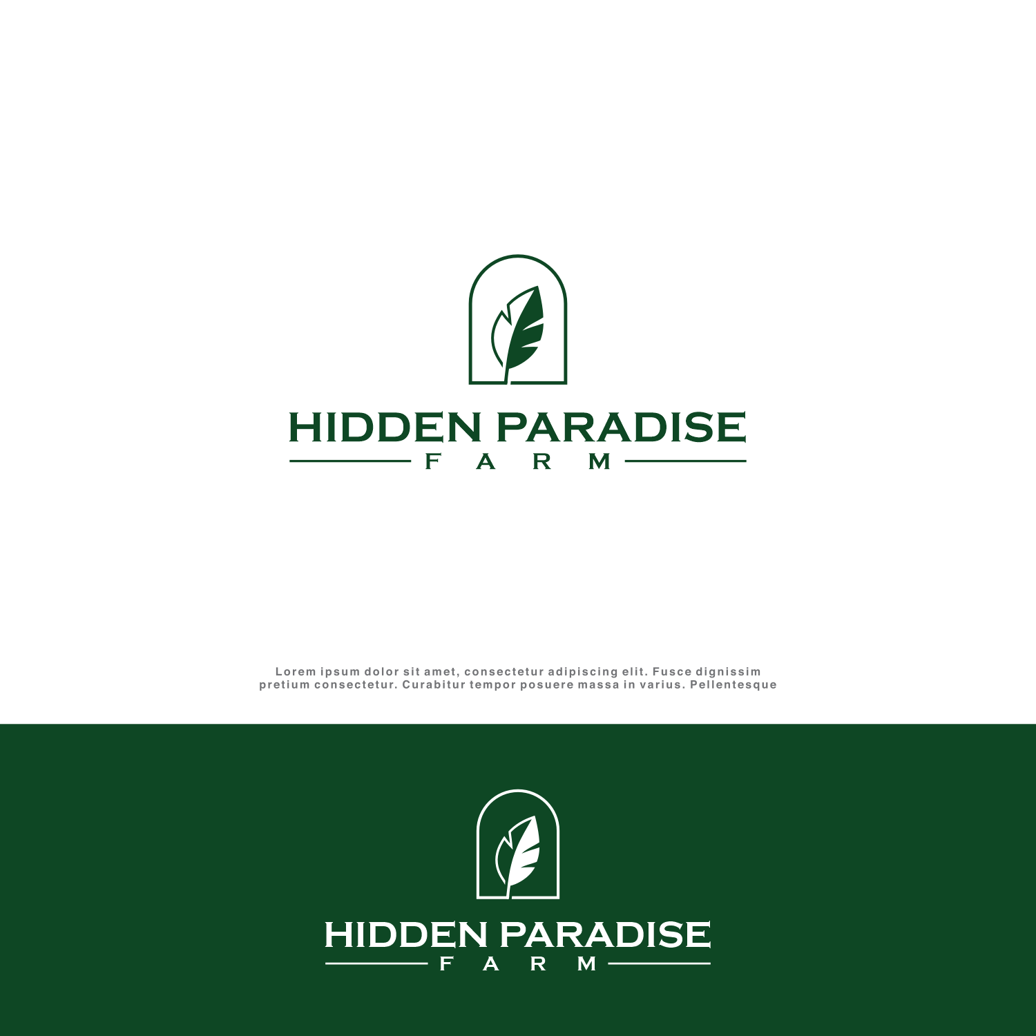 Logo Design by Milds for Hidden Paradise Farm | Design #37731400