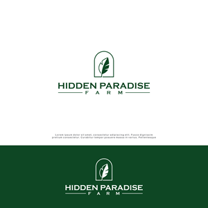Logo Design by Milds for Hidden Paradise Farm | Design: #37731400