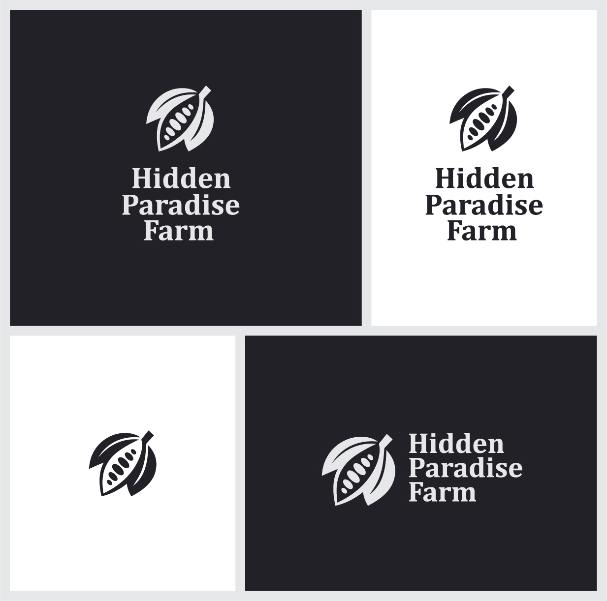 Logo Design by Ha.Connick for Hidden Paradise Farm | Design #37727457
