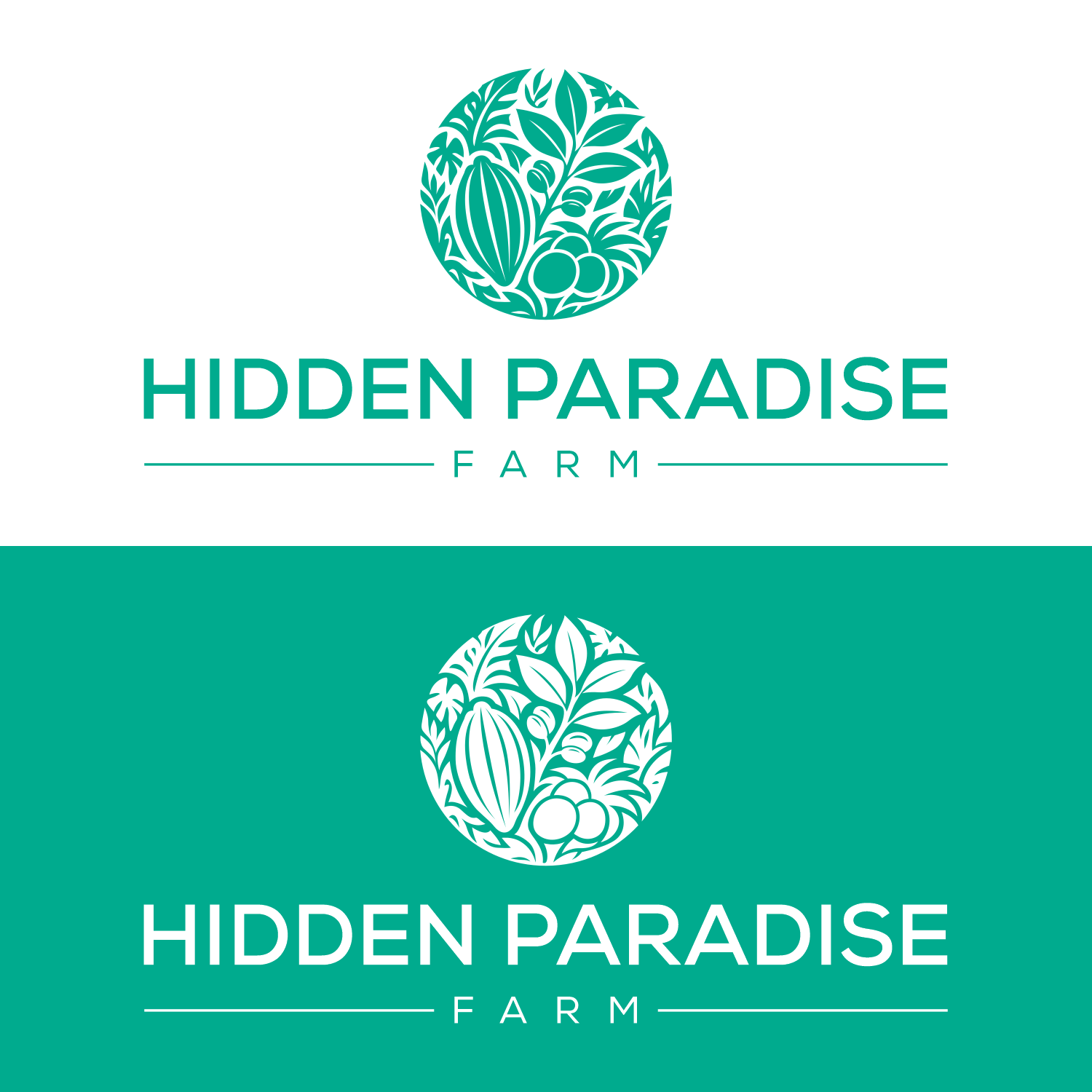 Logo Design by Dalang Design for Hidden Paradise Farm | Design #37716904