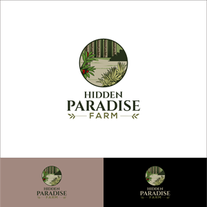 Logo Design by Arttosungging for Hidden Paradise Farm | Design: #37732787