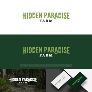 Logo Design by COLOUR CREATIVE for Hidden Paradise Farm | Design: #37722337