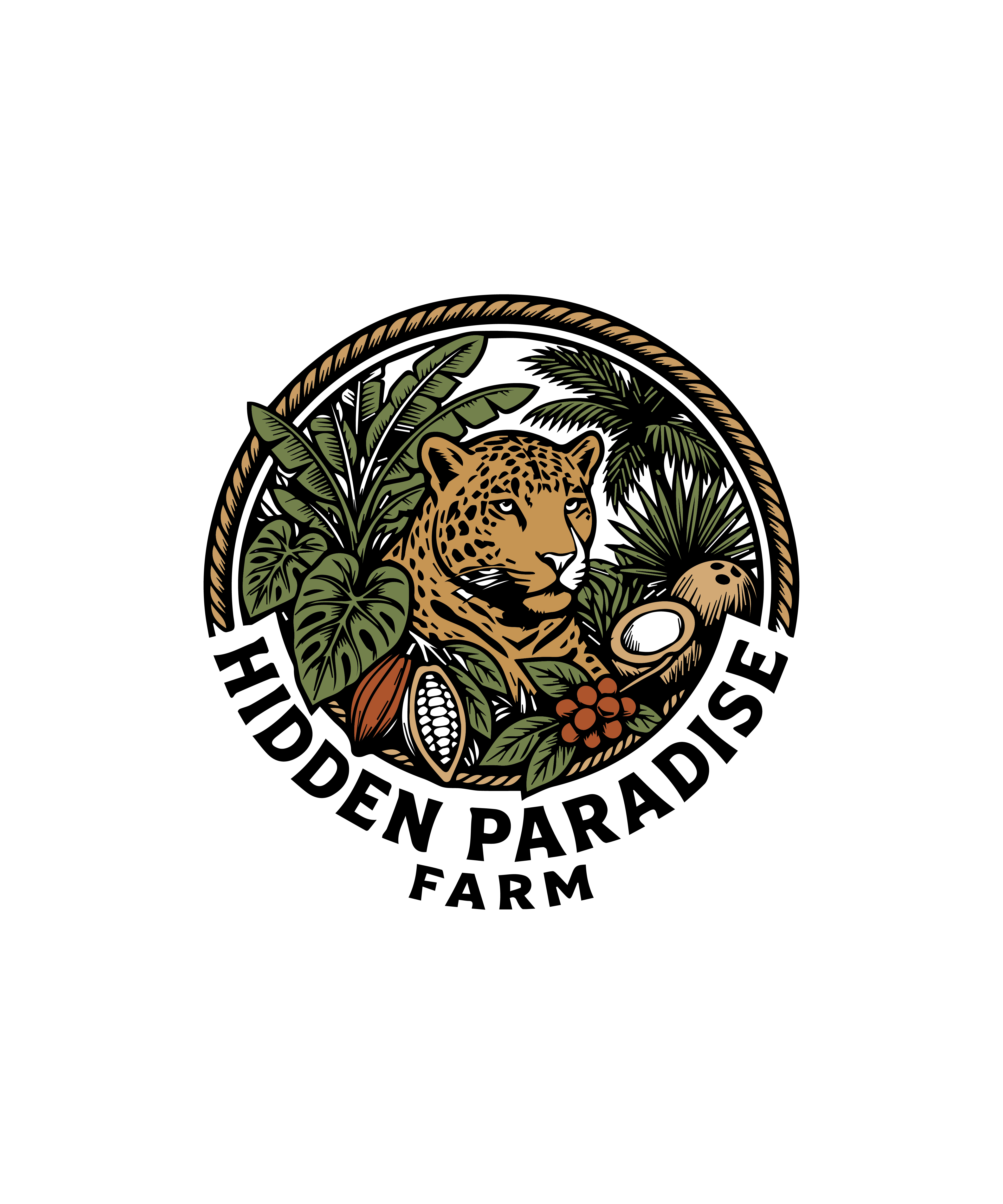 Logo Design by ABUBAKAR GRAPHICS for Hidden Paradise Farm | Design #37722196