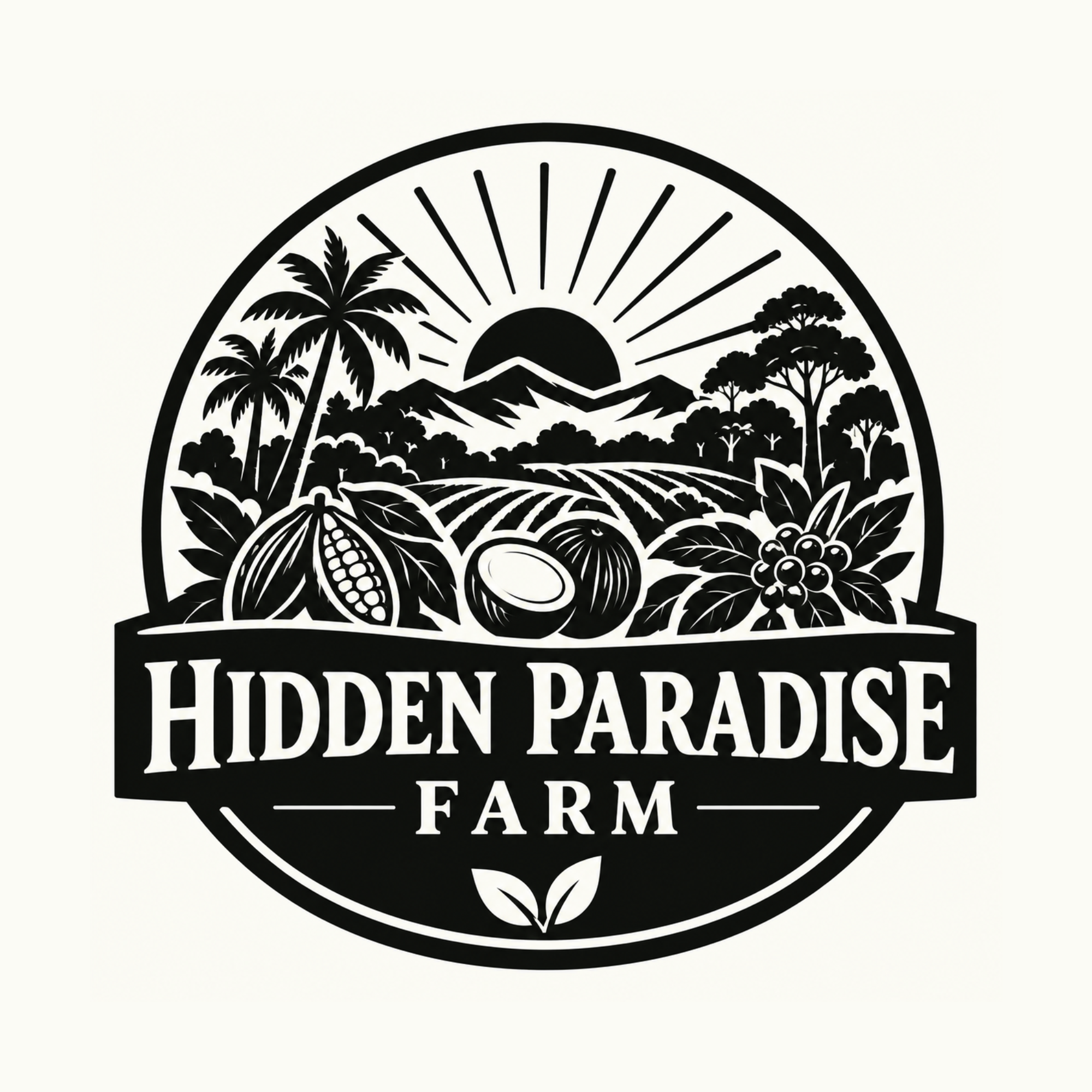 Logo Design by pusing for Hidden Paradise Farm | Design #37720367