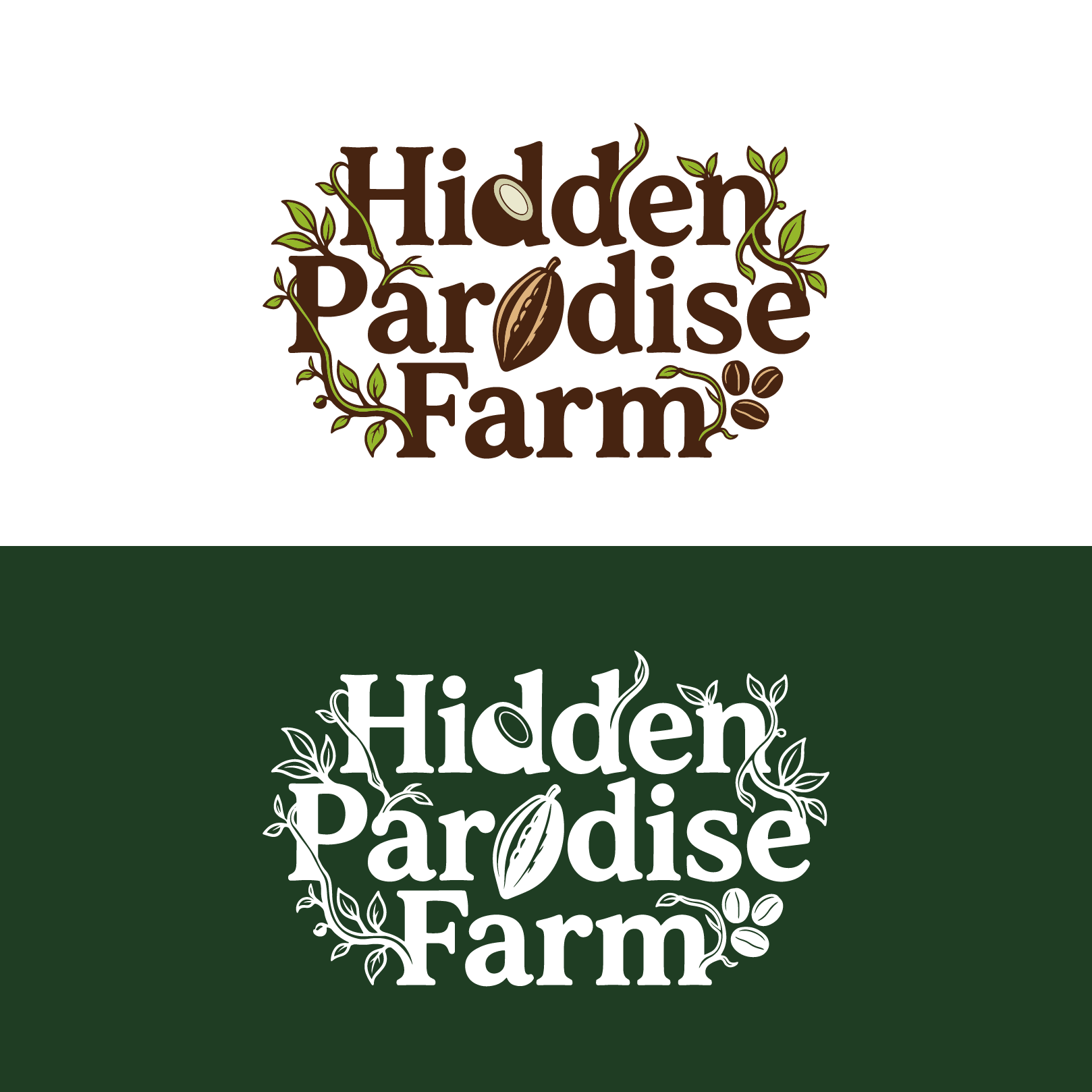 Logo Design by Blesign for Hidden Paradise Farm | Design #37717707