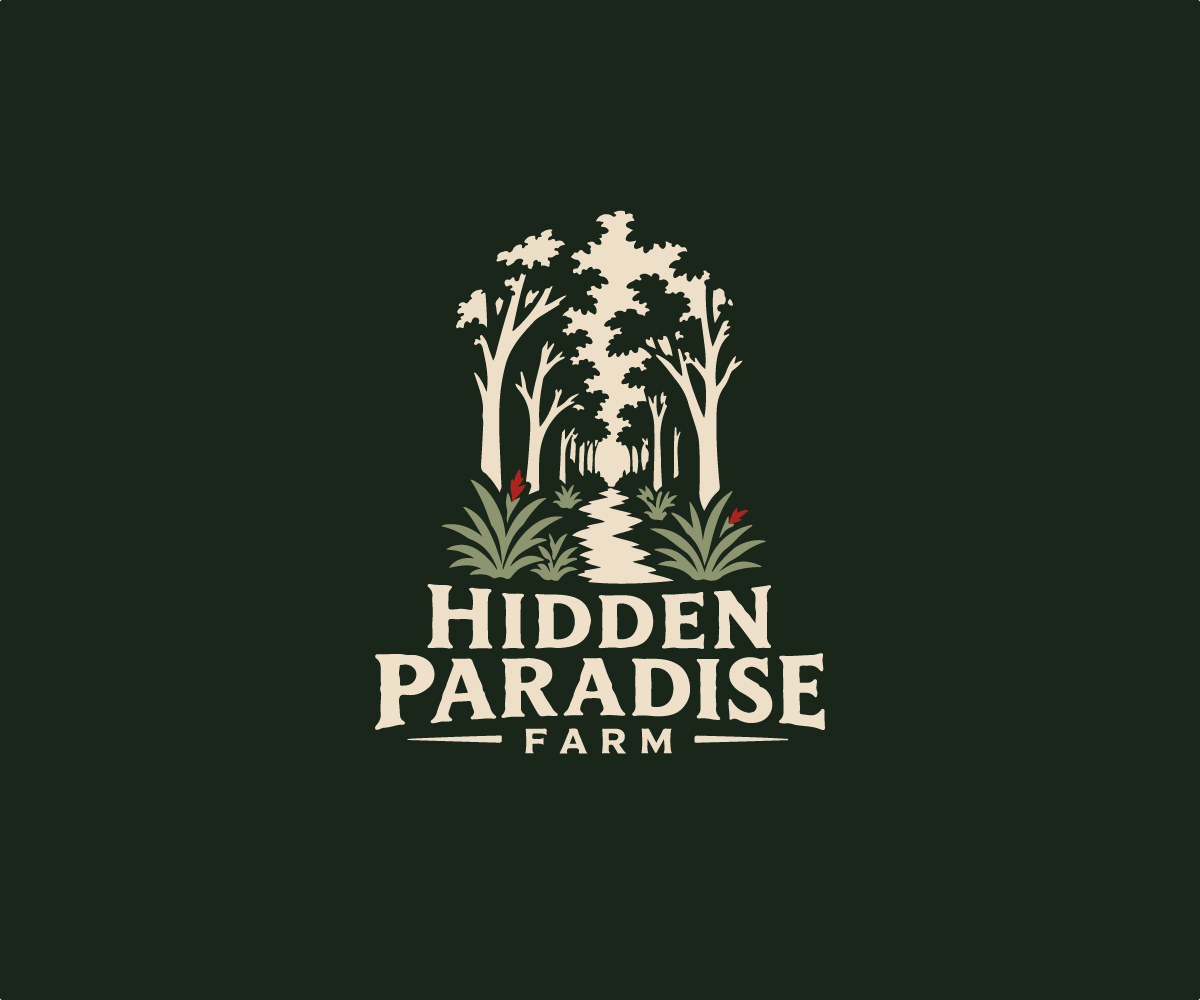 Logo Design by apik. for Hidden Paradise Farm | Design #37715649