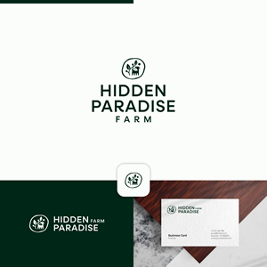 Logo Design by Dell_a.Design for Hidden Paradise Farm | Design: #37717063