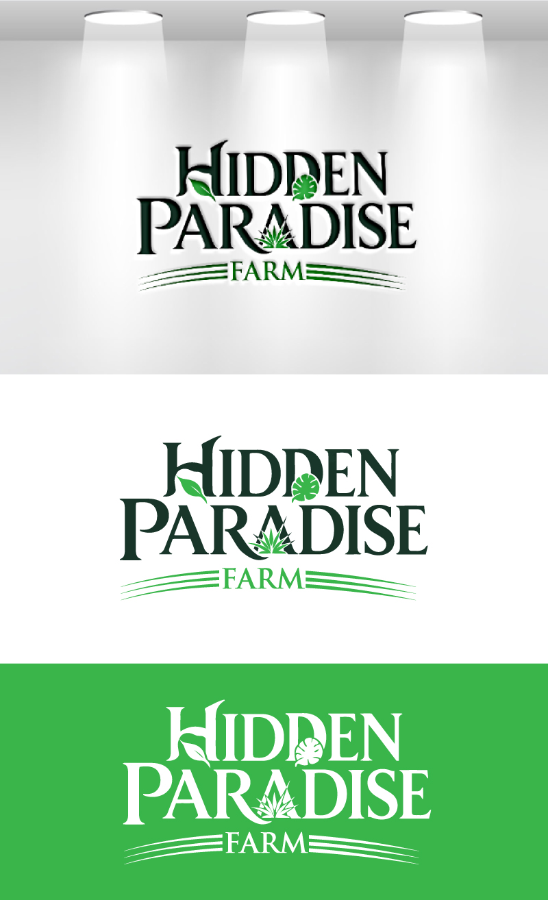 Logo Design by VisionCraft™ for Hidden Paradise Farm | Design #37714863