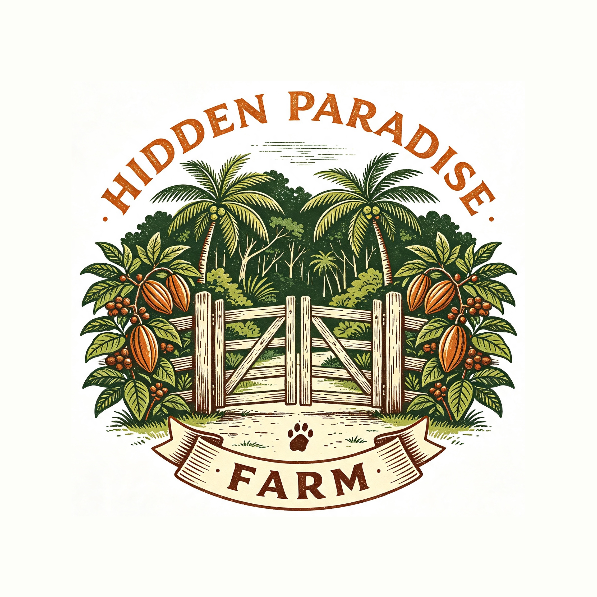 Logo Design by ghillvan for Hidden Paradise Farm | Design #37714456
