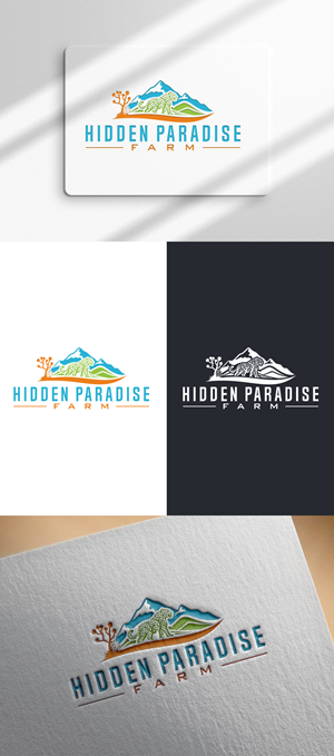 Logo Design by SANJU1 for Hidden Paradise Farm | Design: #37729210