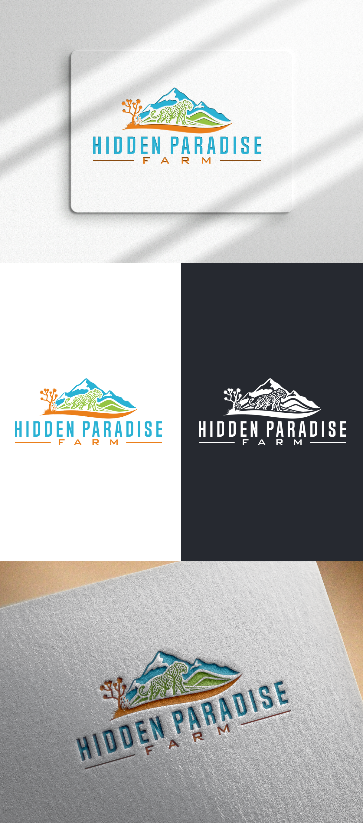 Logo Design by SANJU1 for Hidden Paradise Farm | Design #37729246