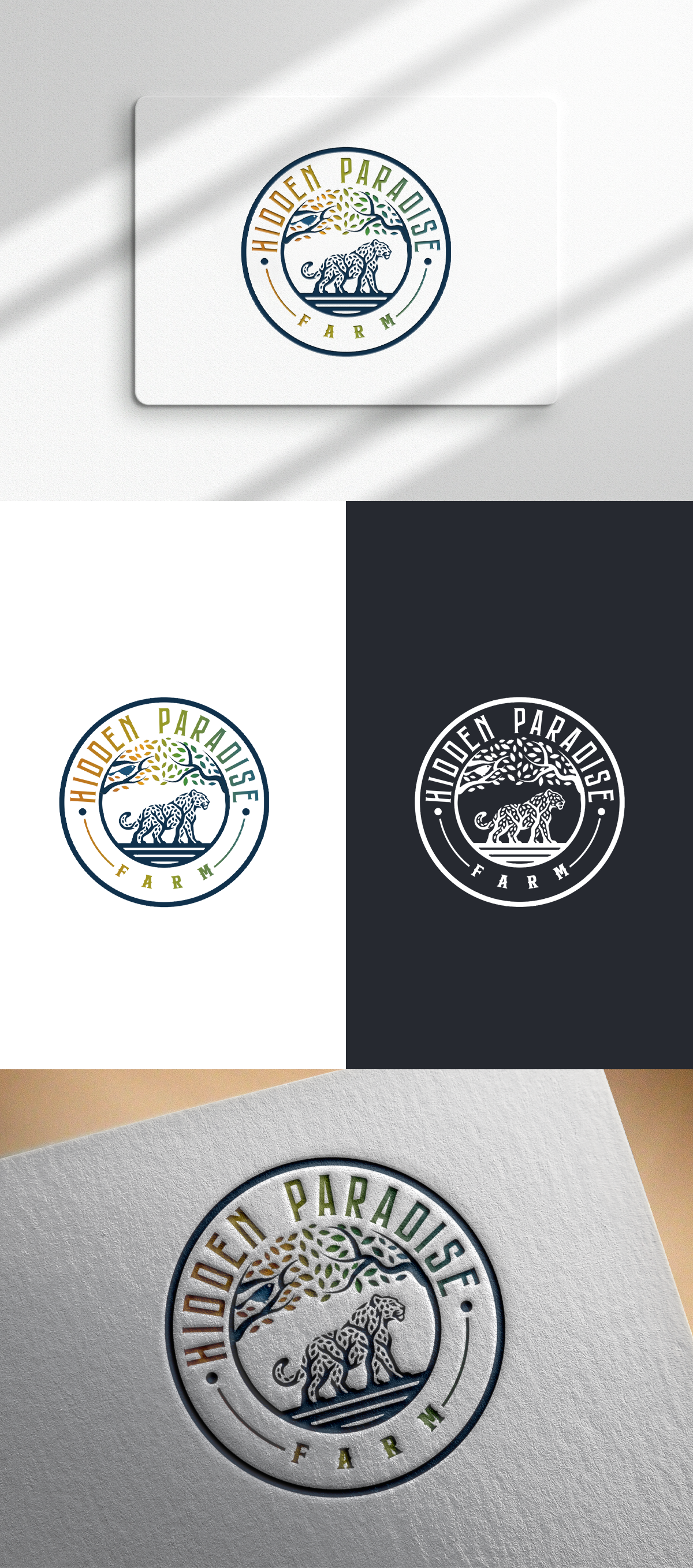 Logo Design by SANJU1 for Hidden Paradise Farm | Design #37729247