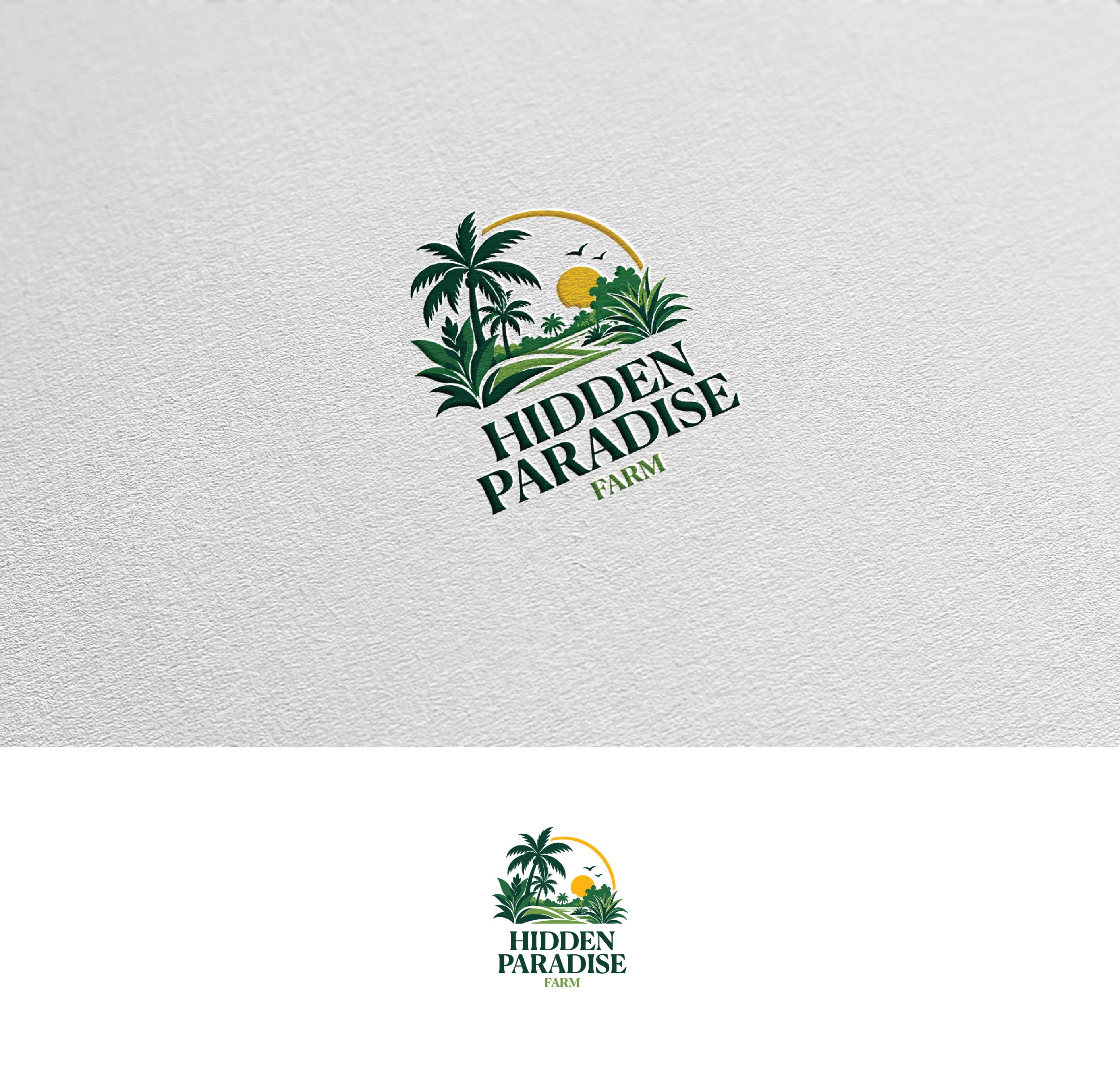 Logo Design by Afsana_Hoque for Hidden Paradise Farm | Design #37714523
