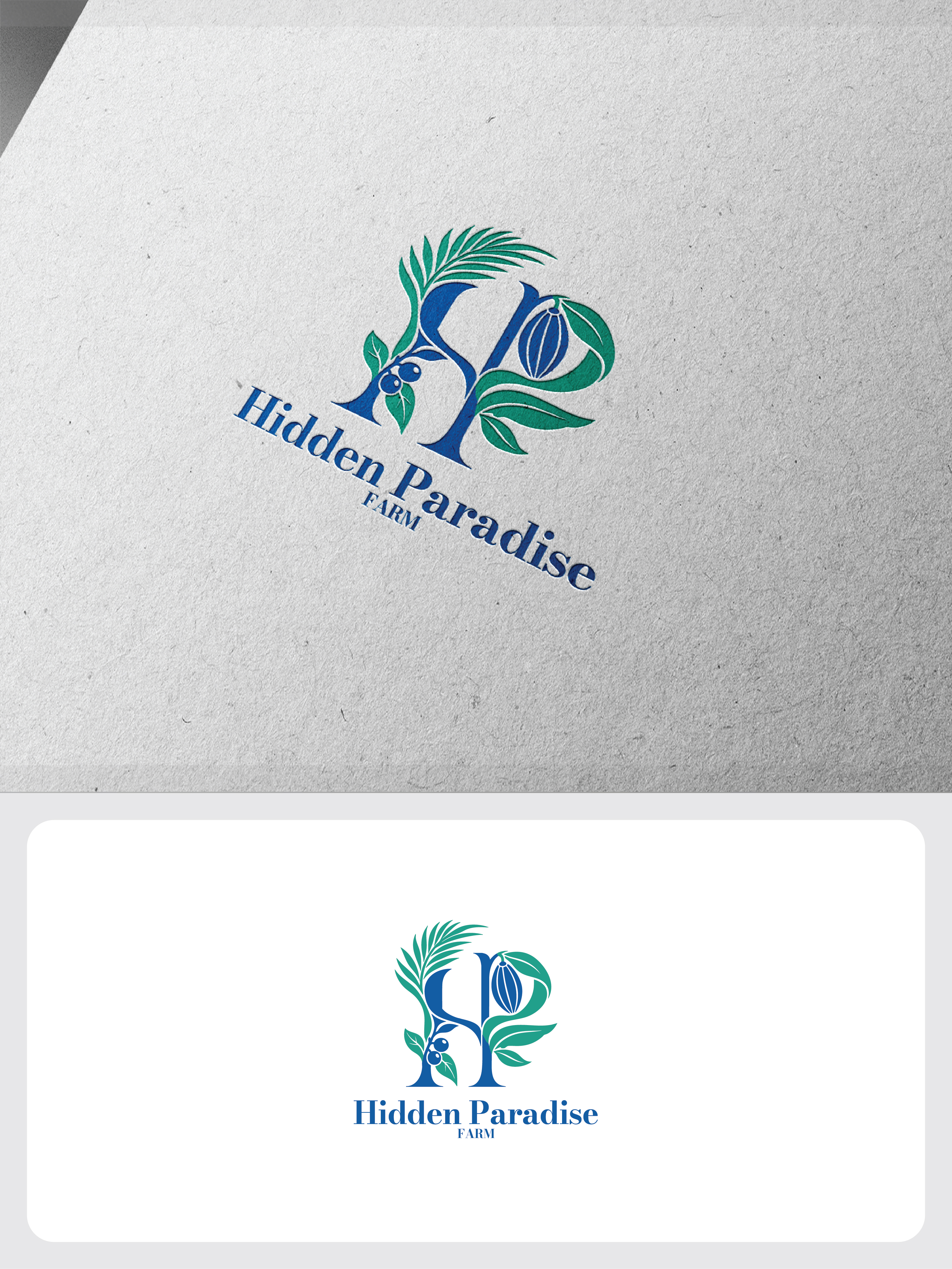 Logo Design by raju.creative for Hidden Paradise Farm | Design #37714519