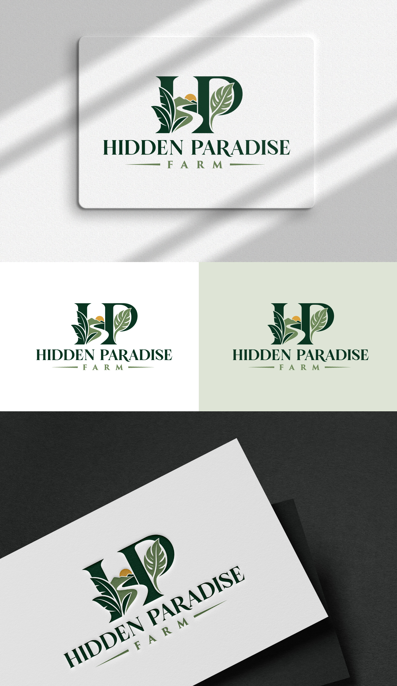 Logo Design by Oliver_Design for Hidden Paradise Farm | Design #37720272