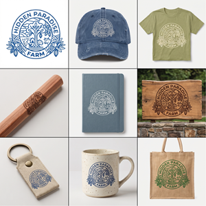 Logo Design by "Checkmate" for Hidden Paradise Farm | Design: #37731916