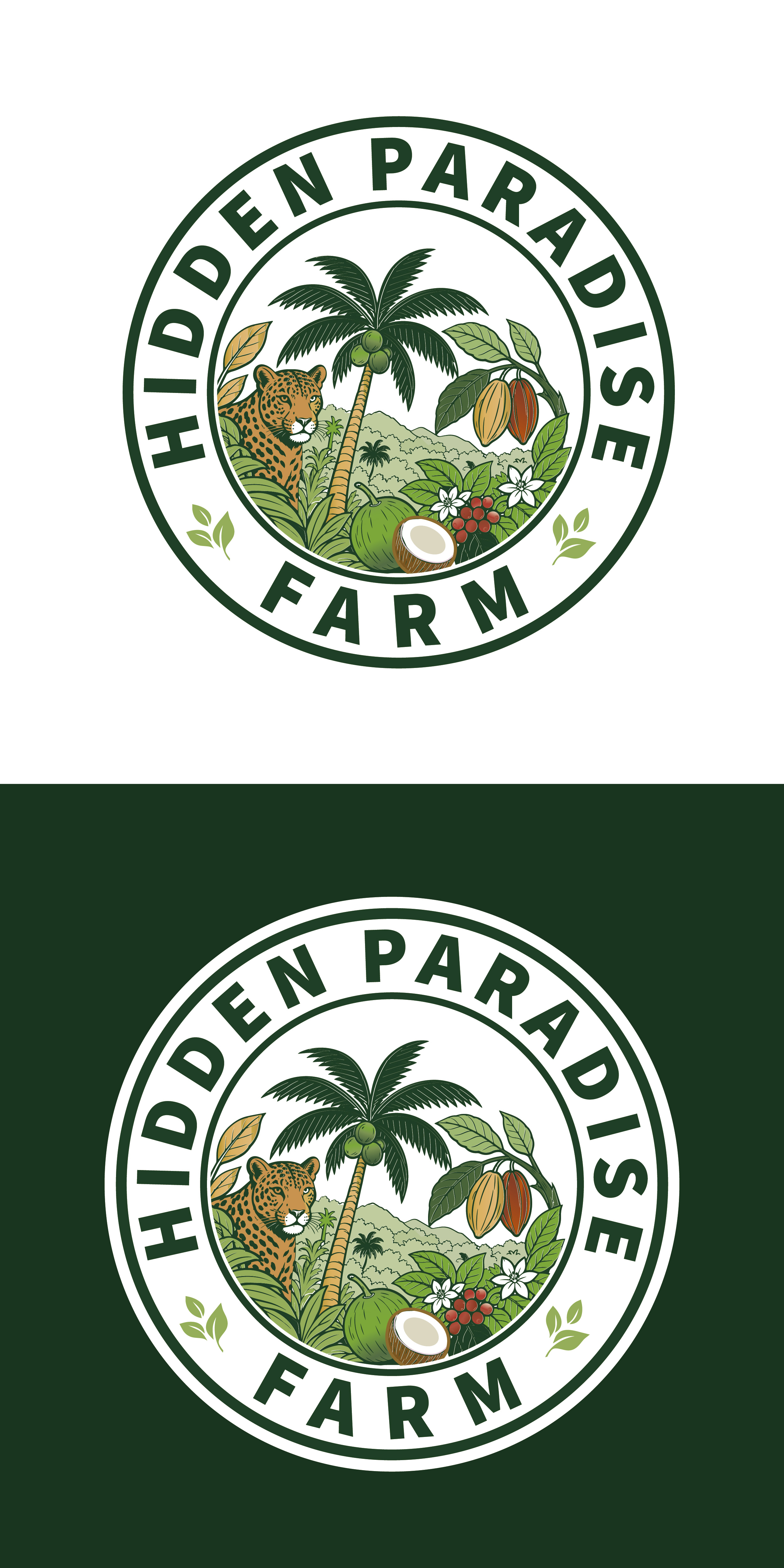 Logo Design by HSNYDesigns for Hidden Paradise Farm | Design #37720216