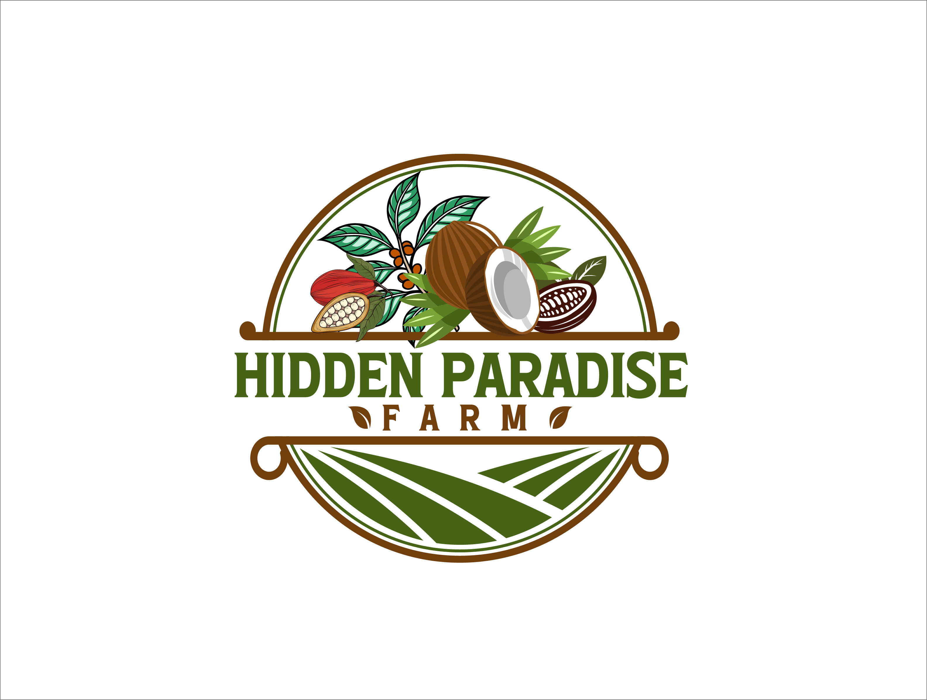 Logo Design by Design hunter 07 for Hidden Paradise Farm | Design #37717840