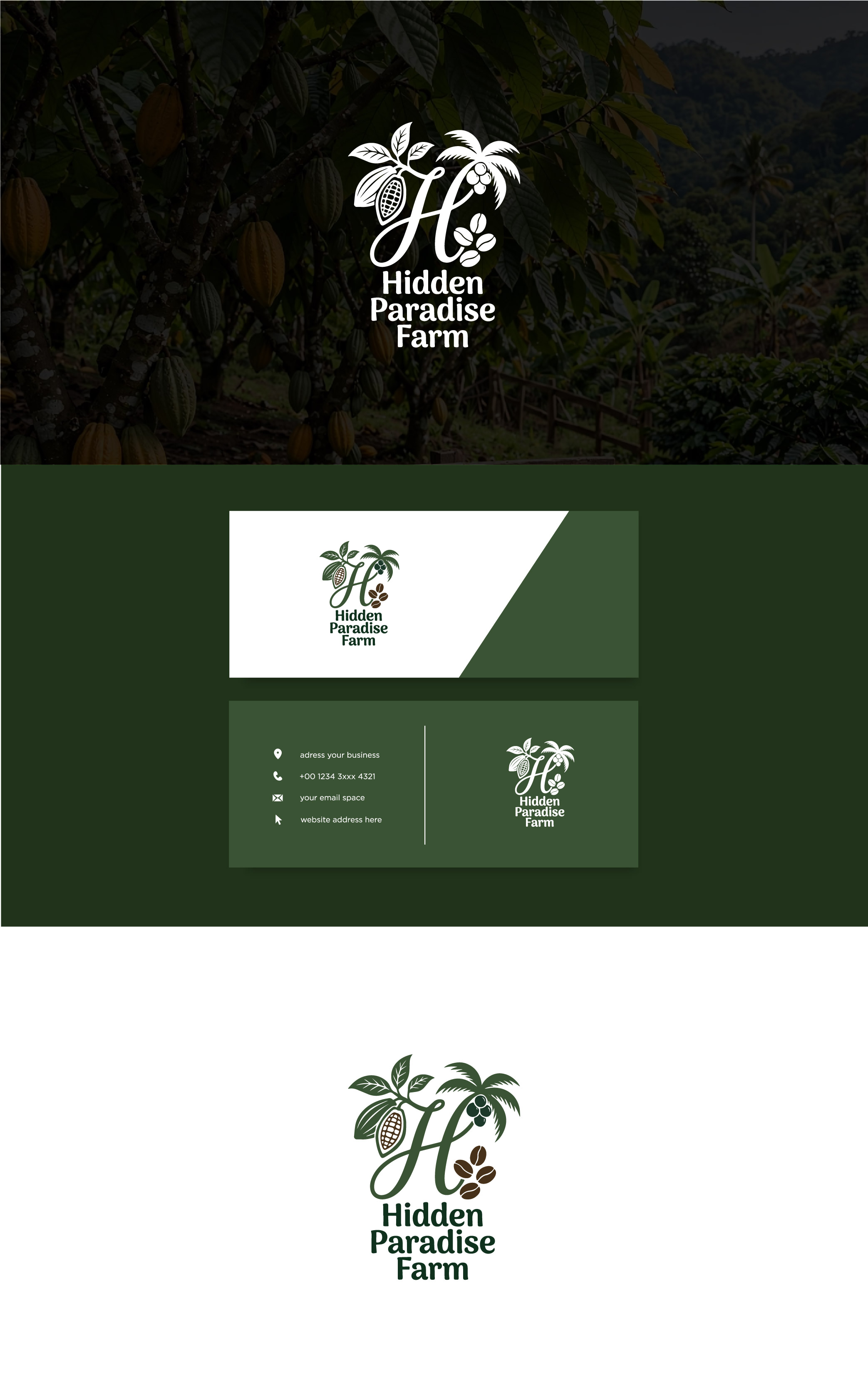 Logo Design by Annapoorna Design Co for Hidden Paradise Farm | Design #37723759
