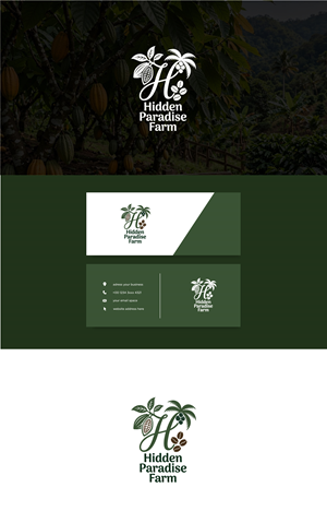 Logo Design by Annapoorna Design Co for Hidden Paradise Farm | Design: #37723759