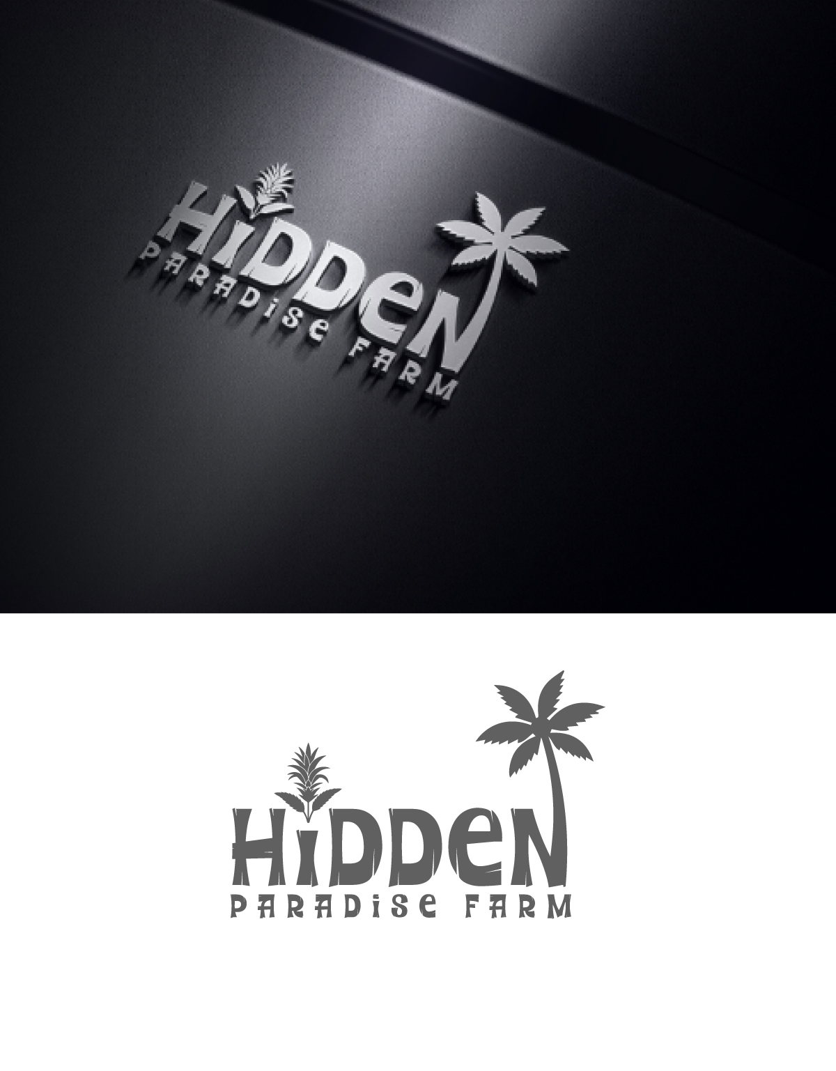 Logo Design by JMN Signatures for Hidden Paradise Farm | Design #37717015