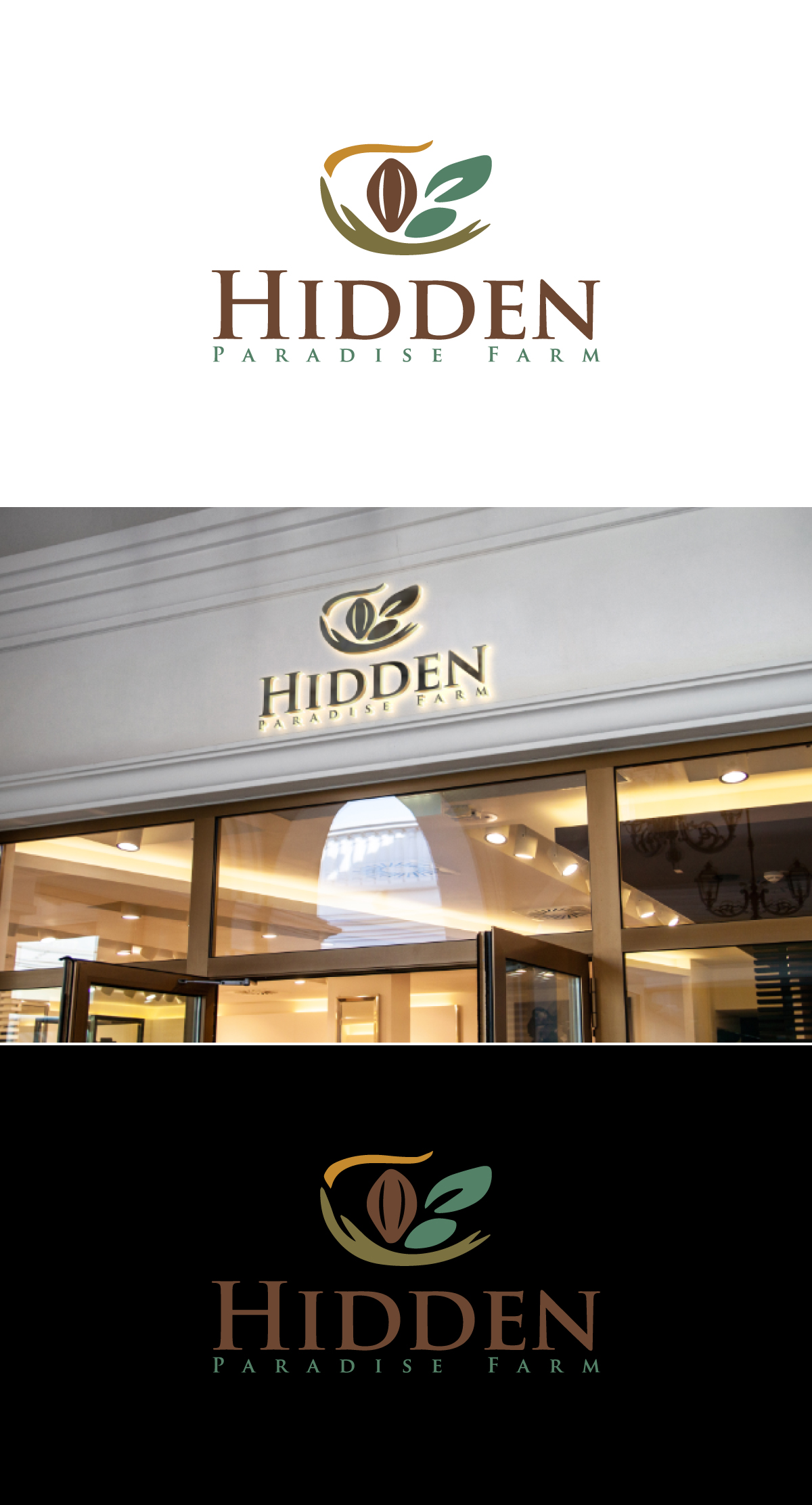 Logo Design by JMN Signatures for Hidden Paradise Farm | Design #37717017
