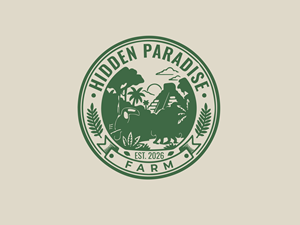 Logo Design by OmR786 for Hidden Paradise Farm | Design: #37715338
