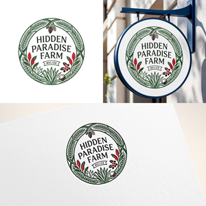 Logo Design by Virtuoso_designs for Hidden Paradise Farm | Design: #37719236